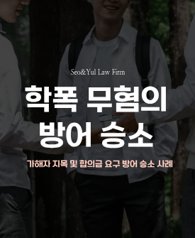 학교폭력 무혐의 방어 승소